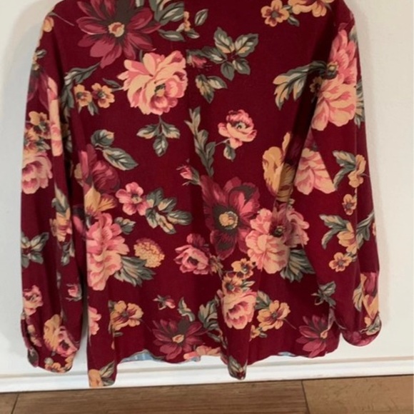 Cambridge Floral Jacket 100% cotton size large - Picture 7 of 8